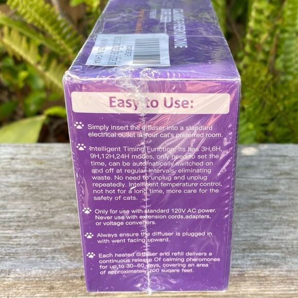 NIB New Cat Calming Pheromone Diffuser Pet Relax Cats/Kittens All Ages - Picture 4 of 5